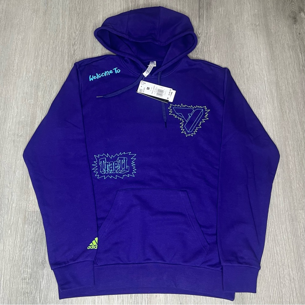 NWT Adidas Trae-TL Trae Young Purple Hoodie